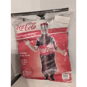 Hard To Find Officially Licensed Coca Cola Bottle Adult Costume By RASTA IMPOSTA